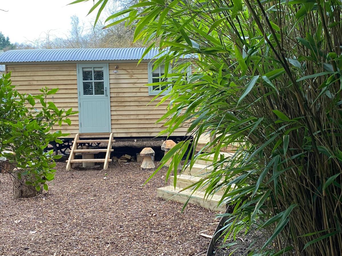 Chez Maurice Luxury Shepherds Hut With Bath And Hot Tub Kelling Eksteriør bilde